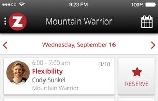 Let members reserve their spot in class from their mobile device
