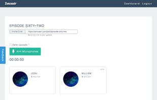 Zencastr screenshot 3