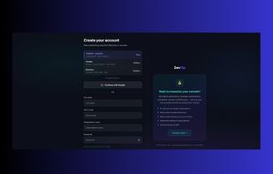 ZenFlip - Login Page