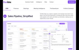 Zenible helps you capture, organize, and manage every lead in one place. From the first interaction to closing the deal, track your entire sales pipeline with clarity and follow-up reminders, making sure no opportunity is ever missed.