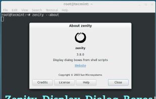 Zenity screenshot 1