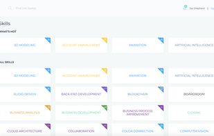 Skills Search Screen