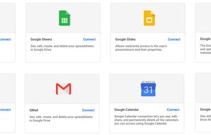 Easily connect your G Suite services to other systems like Slack, Salesforce, etc.