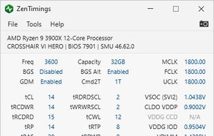 ZenTimings screenshot 1