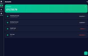Accounts — unlimited accounts, all data encrypted on your device