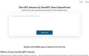 ZeroGPT screenshot 1
