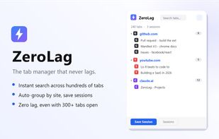 ZeroLag Tabs screenshot 1