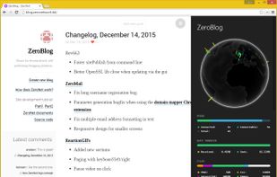 ZeroNet screenshot 1