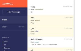 ZeroMail screenshot 1