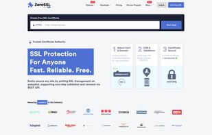 ZeroSSL screenshot 1