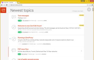 ZeroTalk screenshot 1