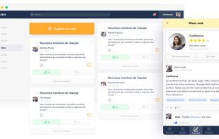 Feature : Ideas
Cultivate positive people dynamics by sharing ideas and feedback.