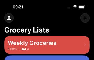 Manage your shopping lists