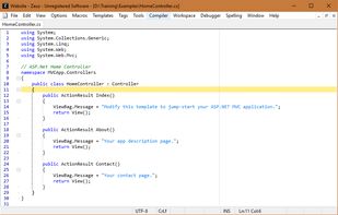 Zeus IDE screenshot 3