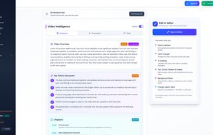 AI summary and key points for each video