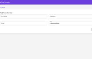 Add a new team member