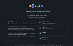 ZinkML screenshot 1