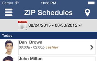 Zip Schedules screenshot 1