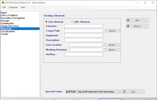 ZIP Self Extractor Maker screenshot 3