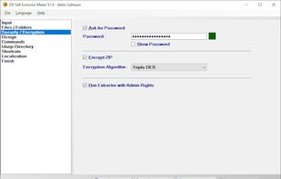 ZIP Self Extractor Maker screenshot 1