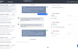 ZipBooks Accountant Messaging