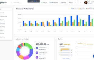 ZipBooks Dashboard