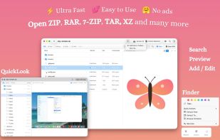 Mac: archive browser, file preview and Finder integration