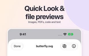 iPhone: Quick Look and file previews