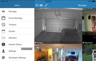 zmNinja screenshot 1
