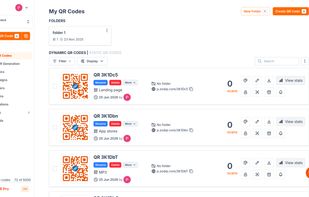 QR code management