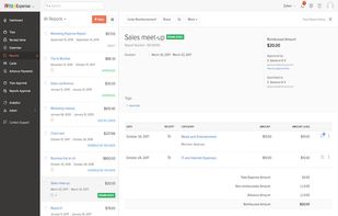 Zoho Expense screenshot 1