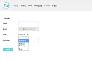 Zoho Mail Tracker screenshot 1