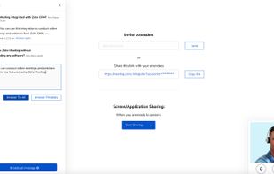 Zoho Meeting screenshot 2