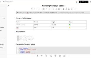 Zoho Notebook screenshot 3