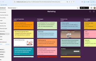 Zoho Notebook screenshot 2