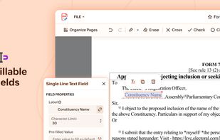 Zoho PDF Editor screenshot 1