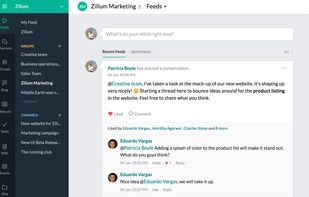 Zoho Connect screenshot 1
