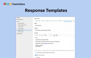 Response Templates