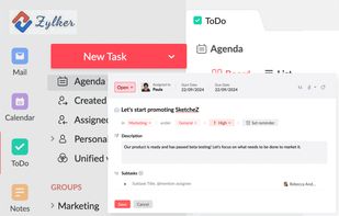 Zoho ToDo - Get work organized screenshot 3