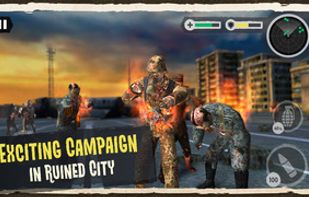 Zombie Combat: Trigger Call 3D screenshot 2