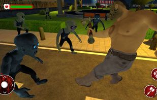 Zombie warfare with Axe screenshot 1