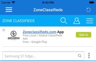 ZoneClassifieds screenshot 1