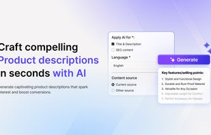 Craft compelling high convert product description in seconds with AI assistant
