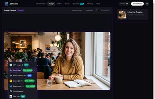 Generate AI images with multiple premium models in one workspace