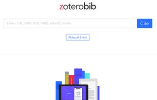 ZoteroBib screenshot 1