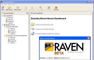 Zoundry Raven screenshot 1