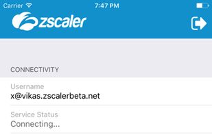 Zscaler screenshot 2