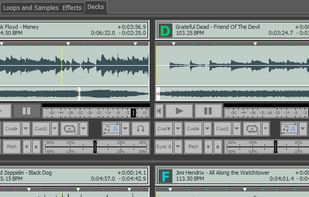 Zulu DJ Mixing Software - Decks Tab