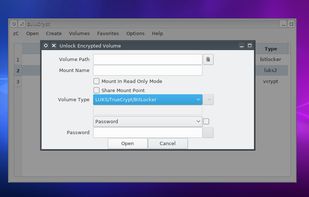 zuluCrypt screenshot 2
