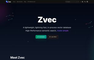 Zvec screenshot 1
